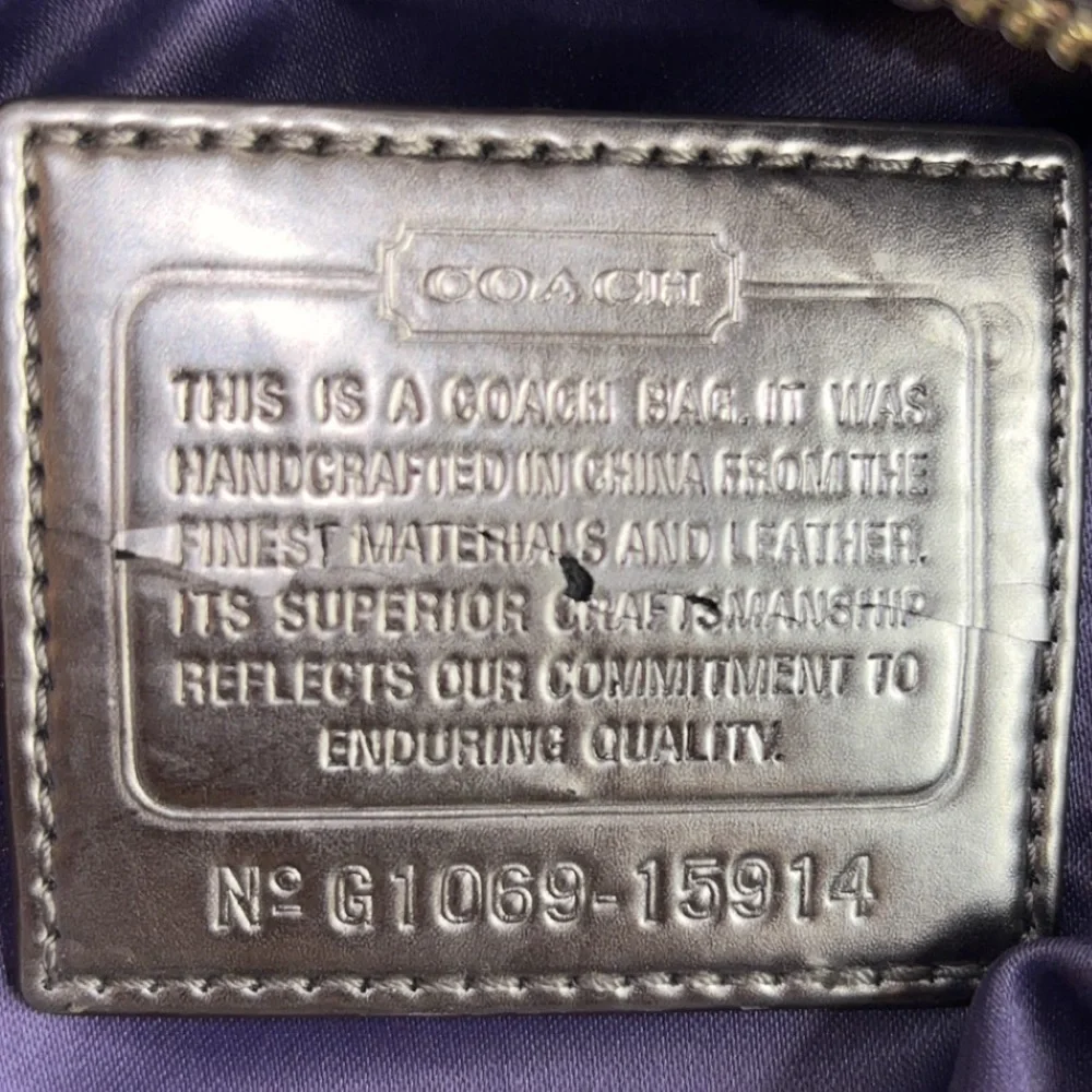 Coach 2010 Poppy “Lucky Penny” satchel GUC - Picture 14 of 15